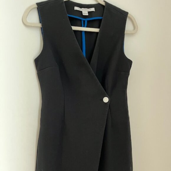Diane von Furstenberg Blazer Dress Black (Size 2) - Picture 1 of 2